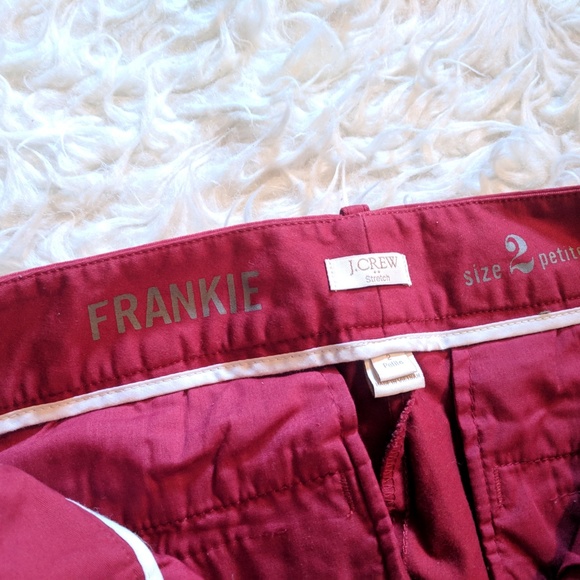 J. Crew Red Frankie Chino Pants - Picture 2 of 4